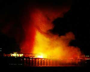 Southend Pier Fire Essex Oct. 2005 for ITV ~ HVC